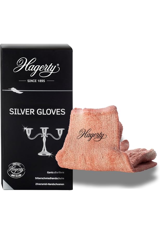 Gant En Microfibre Pour Nettoyage Des Surfaces En Inox - 23 X 13 Cm - Sans Rayures, Lavable, Réutilisable - Marque Hagerty