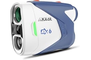 ‎AOFAR AOFAR GX6 Golf Entfernungsmesser mit Slope, Wiederaufladbarer Golf Laser Rangefinder, 1000Y, ±0,5YGenauigkeit, Flag-Lock und Vibration, 7X Vergrößerung, Laser Entfernungsmesser mit Magnetische