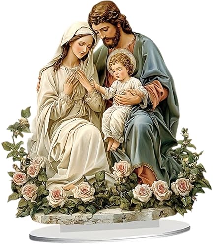 Natividad Decorativa Jardín Estaca Maceta Decoración 2D Sagrada Familia Navidad Decoracion Para Patio Interior Al Aire Libre Burro