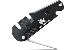 ‎WOLFGANGS ODENWOLF KlingenDoktor 5 in 1 - Premium Pocket Klingenschärfer & Survival Tool - Geeignet für die gängigsten Klingenarten sowie Wellenschliff Schärfer - Perfektes Outdoor Zubehör 1