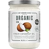 Eat Wholesome Olio di Cocco Vergine Grezzo Organico e Spremuto a Freddo, Adatto per Cucinare, Cuocere al Forno, Idratare la P