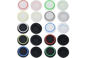 ZHDWC Thumb Lever Cap Grip Accessories, Silicone Thumb Stick Grip Cap 40 PCS Colorful Protective Accessories Thumb Grip Silicone Cover Compatible with Ps5/4/3/2 Series X S Switch Pro Controller.