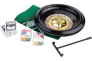 Engelhart Set de Jeu de Casino : Roulette 12 '' et Black Jack