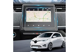 YEE PIN Materiale PET da 7 pollici compatibile con 2020-2025 Renault Zoe/Clio 5 Easylink/Captur mk2 pellicola protettiva per navigazione, antigraffio, trasparente, 2 pezzi