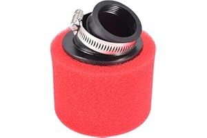 WINGSMOTO 38mm 50cc Vélomoteur Scooter Mousse Filtre à air Nettoyeur 125cc 150cc Pit Dirt Bike Moto Rouge