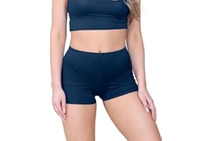 janisramone Womens Ladies New Plain Stretchy Hot Pants Shorts Dance Gym Club Wear Party Mini Shorts