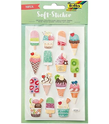 Avery Zweckform Glitter Llama Stickers - 16 Self-Adhesive Kids Stickers For Crafts & Scrapbooks