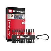 Orijinal Einhell Darbeli Bit Seti &ndash; 10 Par&ccedil;a (50 mm Bitler, PH/PZ/T/H, Manganez-Fosfat Kaplamalı S2 &Ccedil;elik, E 6.3 Sap, Karabin
