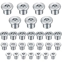 Set Di 8 Anelli Di Arresto Di Profondità, Arresto Di Profondità Per Punte Da Trapano, Anelli Di Arresto Di Profondità, Per Punte Da Trapano, Arresti Di Controllo Di Foratura Precisi, Con Chiave