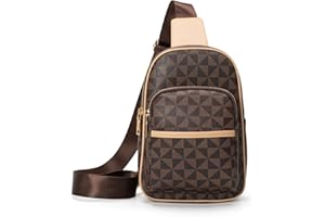 ANCK Sac Banane pour Femme, Sac bandoulière pour Femme, Sac de Ceinture, Sac de Ventre Sac Banane à Carreaux pour Homme Designer