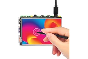 OSOYOO 3.5 Inch 480x320 Touch Screen TFT LCD SPI Display Panel for Raspberry Pi 5, A, B, A+, B+, 2B, 3B, 3B+,4B