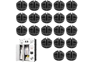 Girihe 20 PCS Storage Cube Connectors, Wire Cube Storagge Shelves Cubes C&C Grid Connectors Cubes Storagge Connectorss, Wirre Grid Storage Accessories for Closet Storagee Organizer