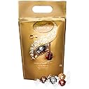 Lindt LINDOR Schokoladen Kugeln Klassische Mischung | ca. 80 Schokoladen Kugeln (Vollmilch, Weiß, Dunkel 60%, Haselnuss) | Gr
