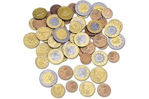 Learning Resources LSP0026-EUR låtset euromynt (set med 100 stycken)