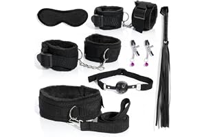 Multifunktionell Justerbar Inomhus Fitness Nylon UppsäTtning Med 7-Delars Plush Foder, Inklusive Nylon Armband, Par GåVa - D5
