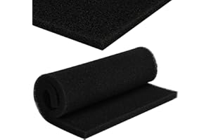 Filtermatte Luftfiltermatte Teichfilter Schwämme 30cm*21cm*5mm Universell zum Zuschneiden Luftfiltereinsatz für Scooter Motorrad Rasenmäher Luftreiniger Motorhacke Aquarien(30cm*21cm*5mm)