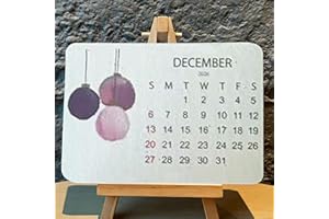 DHHYWWD Eco-Friendly Plantable Love Seed Calendar 2026, Plantables Seeds Desk Planner Calendars 2026-12 Months Desk Planning for Home Decor Gardening and Green Living Planner