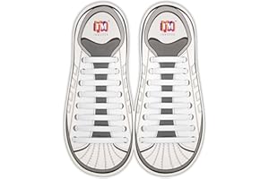 INMAKER No Tie Laces for Kids and Adults, Silicone Flat Shoe Laces for Trainer, Elastic Waterproof Tieless Running Shoe Laces