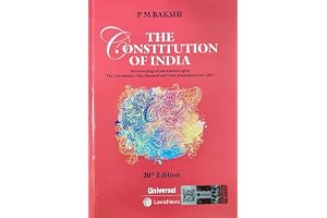 PM Bakshi - The Constitution of India [POCKET SIZE BOOK] - Incorporating all the Amendments up to the 106th Amendment - 20th/Ed. [ORIGINAL BOOK with QR Code Inside & HOLOGRAM Outside] - For 2026 Exams