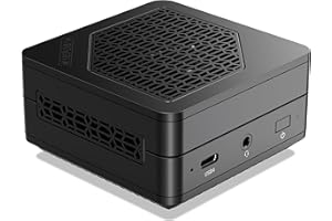 MINIS FORUM EM780 Mini PC, procesador AMD Ryzen 7 7840U 8 núcleos/16 hilos hasta 5.1 GHz, 32 GB LPDDR5 1 TB PCIe4.0 SSD Mini ordenador, AMD Radeon 780M, HDMI/USB4 ×2, USB3.2 × 3