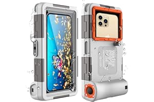 ZORRLIY Funda Impermeable Móvil IPX8 Bolsa para Móvil Estanca a Prueba de Agua Compatible para iPhone 16 16 Pro 15 16 Pro MAX 15 Pro 15 Pro MAX 14 13 Pro 12 13 Pro MAX Samsung S23 s22 Xiaomi 14 13