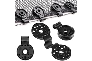 Atuoxing Clips de Plastico para Tela de Sombra, 50 Piezas Clips para Toldos Reutilizable, Clips para Tela de Protección, Clip Especial con Ojal para Malla de Sombra
