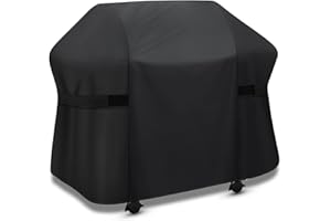 NOMIOU Cubierta para barbacoa Weber Spirit 300 Serie Heavy Duty & Impermeable, PU para E310, E315, E330 y Chicago 3/3R Turbo/Brooklyn Next 3