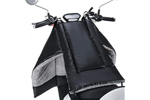 fllyingu Cubrepiernas Moto Mantas Térmicas,Manillar Cubre Piernas para Motos Impermeable Terciopelo para Motocicletas Scooter Electric Cars
