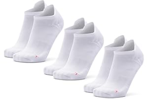 DANISH ENDURANCE Chaussettes Courtes de Running, Chausettes de Sport Respirantes & Anti-Ampoules, Homme Femme, 3 ou 5 Paires