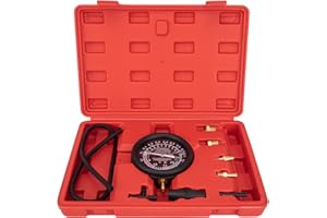IVONNEY Fuel Pump and Vacuum Tester Gauge, Carburetor Pressure Tester Automotive Vacuum Gauge - Carburetor Pressure Diagnostics