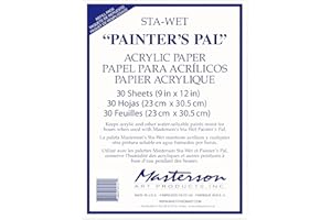 Masterson Sta-Wet Painters Pal Acr Paper 30Pk