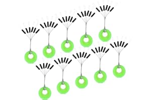 ‎AMZFISHING AMZfishing NEU Gummistopper oval oder rund in 3 Größen | Posenstopper | Stopper Angeln | Schnurstopper | Silikonstopper