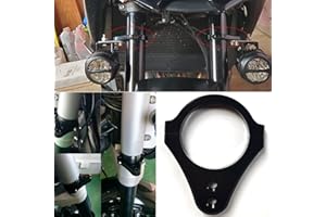 HYEPIVOT 41mm CNC Aluminum Motorcycle Fork Tube Brackets Steering Damper Frame Mounting Clamp Foot Fixer Hardware Parts Stabilizer Universal(Modification)