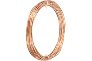 DMiotech 0,8mm x 1,8mm Largo 6,0 M Refrigerador Cobre Tubería Flexible Tubo para Compresión, Aire Acondicionador Aire Asistencia