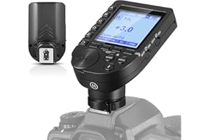 NEEWER QPRO-N TTL Wireless Flash Trigger Compatible with Nikon 1/8000s HSS Tilt Design Large LCD Screen 5 Group Buttons 9 Customizable Functions for Q4 Q3 Z2 Z1 Z760 NW760 S101-300W PRO/400W PRO