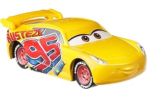 MATTEL Disney Pixar Cars petite voiture Cruz Ramirez Rust-Eze jaune, jouet pour enfant, FGD72
