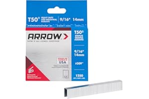 ARROW T50 Agrafes - Boîte d'agrafes 1 x 1250 (14 mm - 9/16 in)