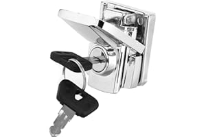 SOCOBETA Cerradura Maletero Motocicleta Instalación Simple Juego Cerradura Antirrobo Maletero Piezas Modificadas Motocicleta Trasera 2 Accesorios Llaves Baul Moto Maletero Moto Cerradura Baul Sin Tornillos