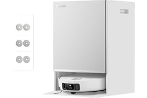 DREAME Matrix10 Ultra Robot Aspirapolvere e Lavapavimenti, Superamento Ostacoli 8 cm, Aspirazione 30.000Pa, Auto-svuot/Riemp, Autopulizia Moci, 0 Grovigli, Rileva 240+ Ostacoli, Controllo Vocale