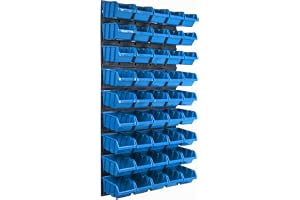 Lagersystem, vägghylla 576 x 1170 mm | 45 st. Box