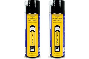 MP PRODUKT Innotec Hi-Temp Wax Spray Underbody and Cavity Protection Grease Spray Transparent – Next Level Conservation for Automotive & Industry – No Adherence of Dirt and Dust – 500 ml Spray Can Pack of 2