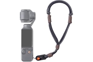 PGYTECH Handledsrem för DJI Osmo Pocket 3/4, snabbkoppling handledsrem för kamera och skydd, hållbar polyester, 10 kg lastkap