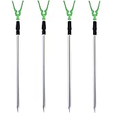 MoLife Rutenhalter Rutenständer Angelzubehör Angelrutenständer Set (4er Set)