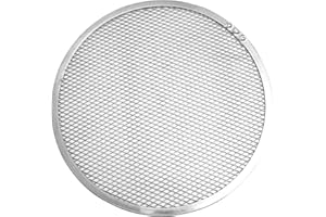 FMprofessional Stampo Tondo Forato per Pizza ø30 cm Cottura Uniforme e Croccante Versatile per Scongelamento e Raffreddamento, in alluminio Facile da Pulirea a mano Linea Professionale