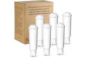Mutital 6 Pack Kaffeemaschinen Wasser filter, Ersatz für Melitta Wasserfilter,F088 Krups Wasserfilter, Nivona Café Romatica, Kompatibel mit Krups EA829S, Jura, Melitta Pro Aqua Barista TS und Mehr (6)