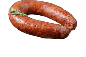 URBAN MERCHANTS Polish Pork Sausage, Experience The Authentic Taste of Poland with Our Kielbasa Wiejska, Pre-Cooked Garlic Pork Sausage for Hearty Stews and More, Weight 908g