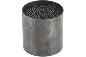 TKSE Catalizador De Tubo De Escape De Motocicleta, Catalizador De Silenciador De Escape Medio Delantero De Acero Inoxidable Universal Para Moto(48 * 50mm)