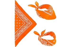 W WIDMANN MILANO Party Fashion - Bandana, 55 x 55 cm, szalik, chusta, impreza tematyczna, karnawał, akcesoria kostiumowe, akcesoria