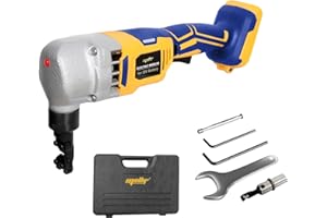 WITLIGHT Cordless Nibbler Compatible with Dewalt & Mellif 20V Max Battery, 18 Gauge Sheet Metal Cutter w/ 1200RPM Brushless Motor | Replaced Blades for Cutting Aluminium, Stainless Steel, Plastic (Tool Only)