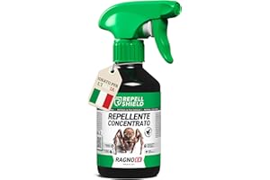RepellShield® Spray Ragni e Ragnatele per Porte, Finestre, Battiscopa, Angoli - 250ml - Non Macchia - con Menta Piperita - Alternativa a Insetticida Ragni, Ragnicida e Veleno per Ragno Violino